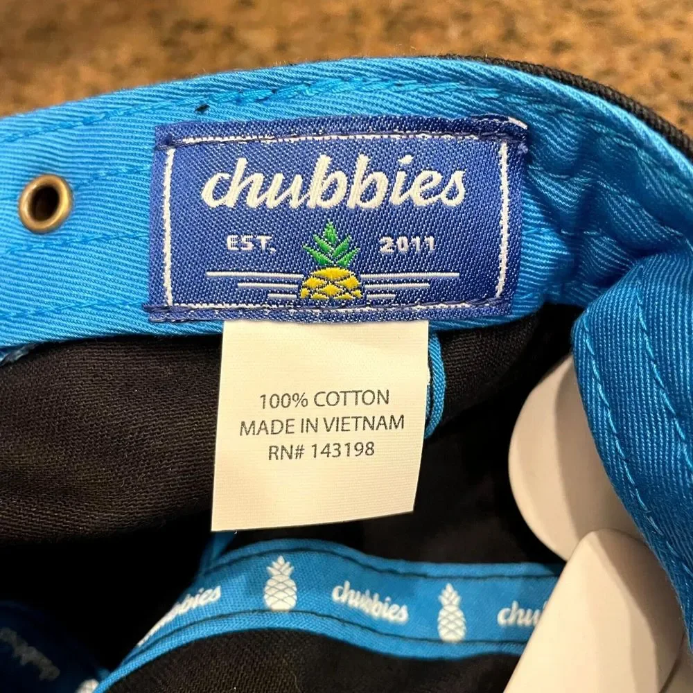 Chubbies Tropical Toucan Hat Cap‎ Adjustable Strap Neon Beach Baseball Dad New
